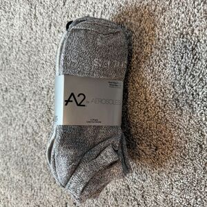 A2 by Aerosoles Low Cut Athletic Socks Gray Moisture Wicking Comfort 10 Pairs‎